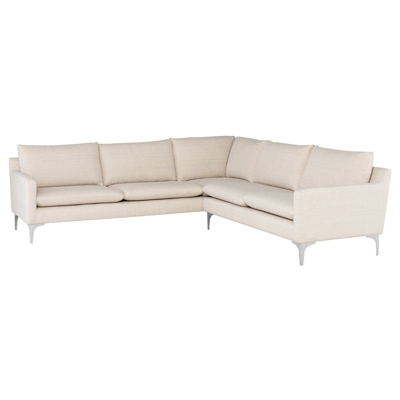 Nuevo - HGSC668 - L Sectional - Anders - Sand