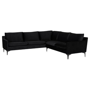 Nuevo - HGSC679 - L Sectional - Anders - Black