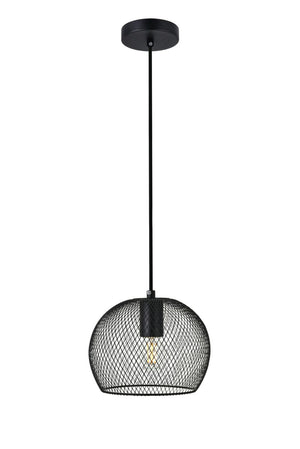 Elegant Lighting - LD2248BK - One Light Pendant - KELLER - Black