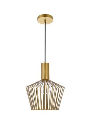 Elegant Lighting - LD2414BR - One Light Pendant - Ronnie - Brass