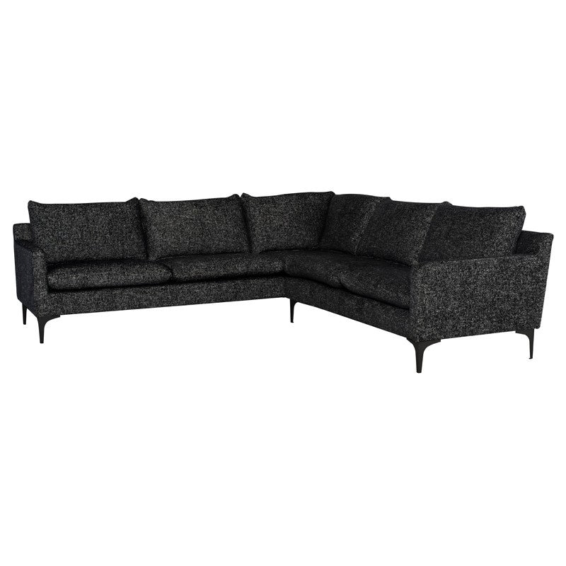 Nuevo - HGSC812 - L Sectional - Anders - Salt & Pepper