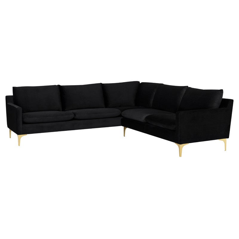 Nuevo - HGSC836 - L Sectional - Anders - Black