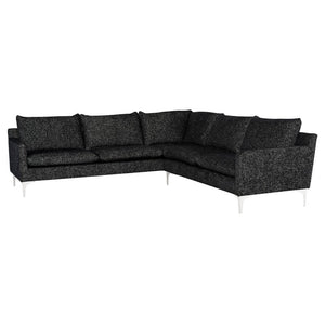 Nuevo - HGSC848 - L Sectional - Anders - Salt & Pepper