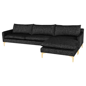 Nuevo - HGSC850 - Sectional - Anders - Salt & Pepper