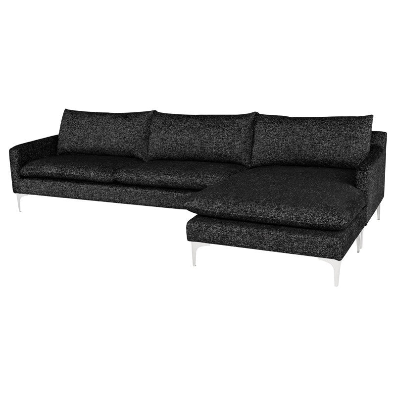 Nuevo - HGSC852 - Sectional - Anders - Salt & Pepper