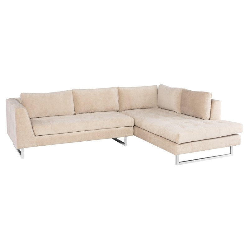 Nuevo - HGSC857 - Sectional - Janis - Almond