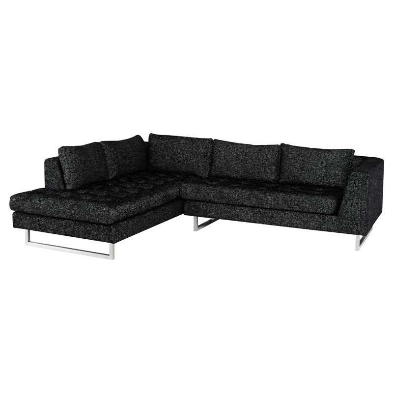 Nuevo - HGSC862 - Sectional - Janis - Salt & Pepper