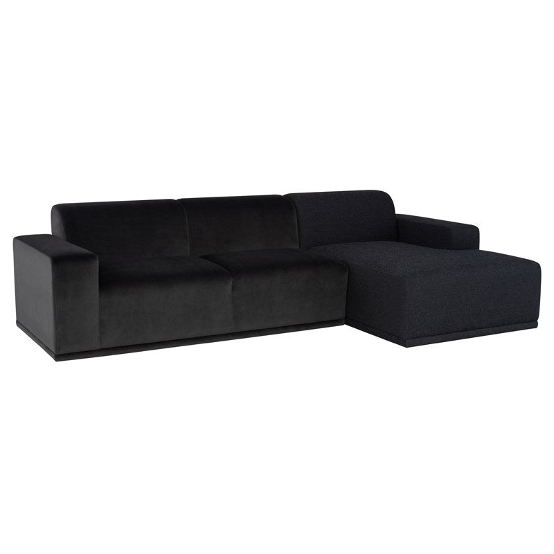 Nuevo - HGSC908 - Sectional - Leo - Shadow Grey