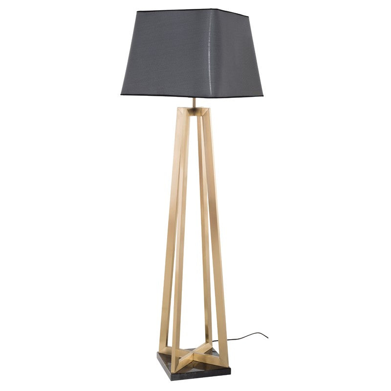 Nuevo - HGSK200 - Floor Lamp - Quadra - Grey