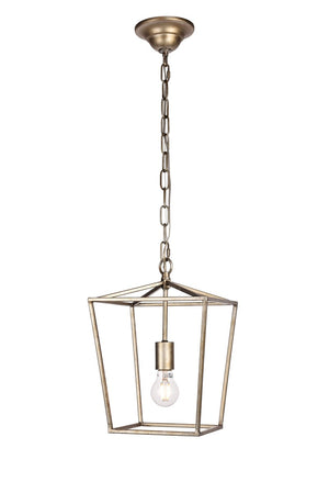 Elegant Lighting - LD6008D9S - One Light Pendant - Maddox - Vintage Silver