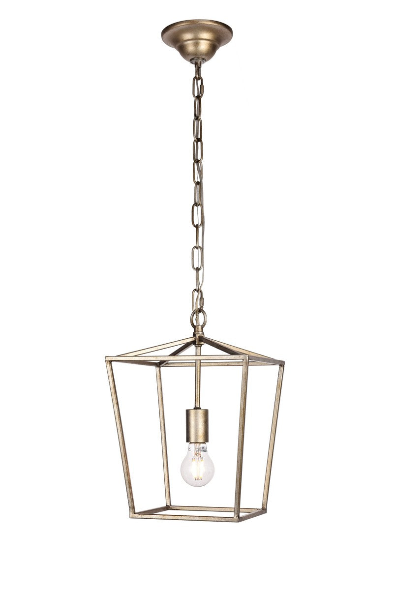 Elegant Lighting - LD6008D9S - One Light Pendant - Maddox - Vintage Silver