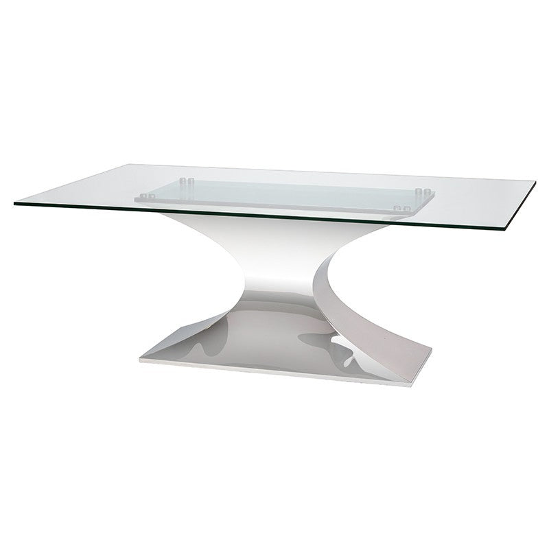 Nuevo - HGSX223 - Dining Table - Praetorian - Silver