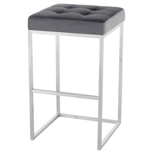 Nuevo - HGSX524 - Bar Stool - Chi - Tarnished Silver