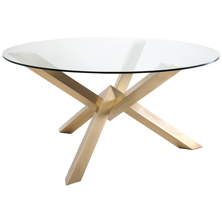 Nuevo - HGTB383 - Dining Table - Costa - Gold