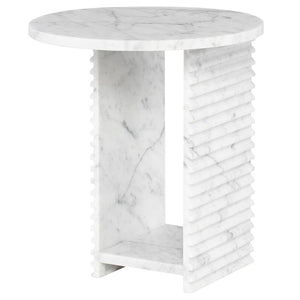 Nuevo - HGVI114 - Side Table - Mya - Bianco