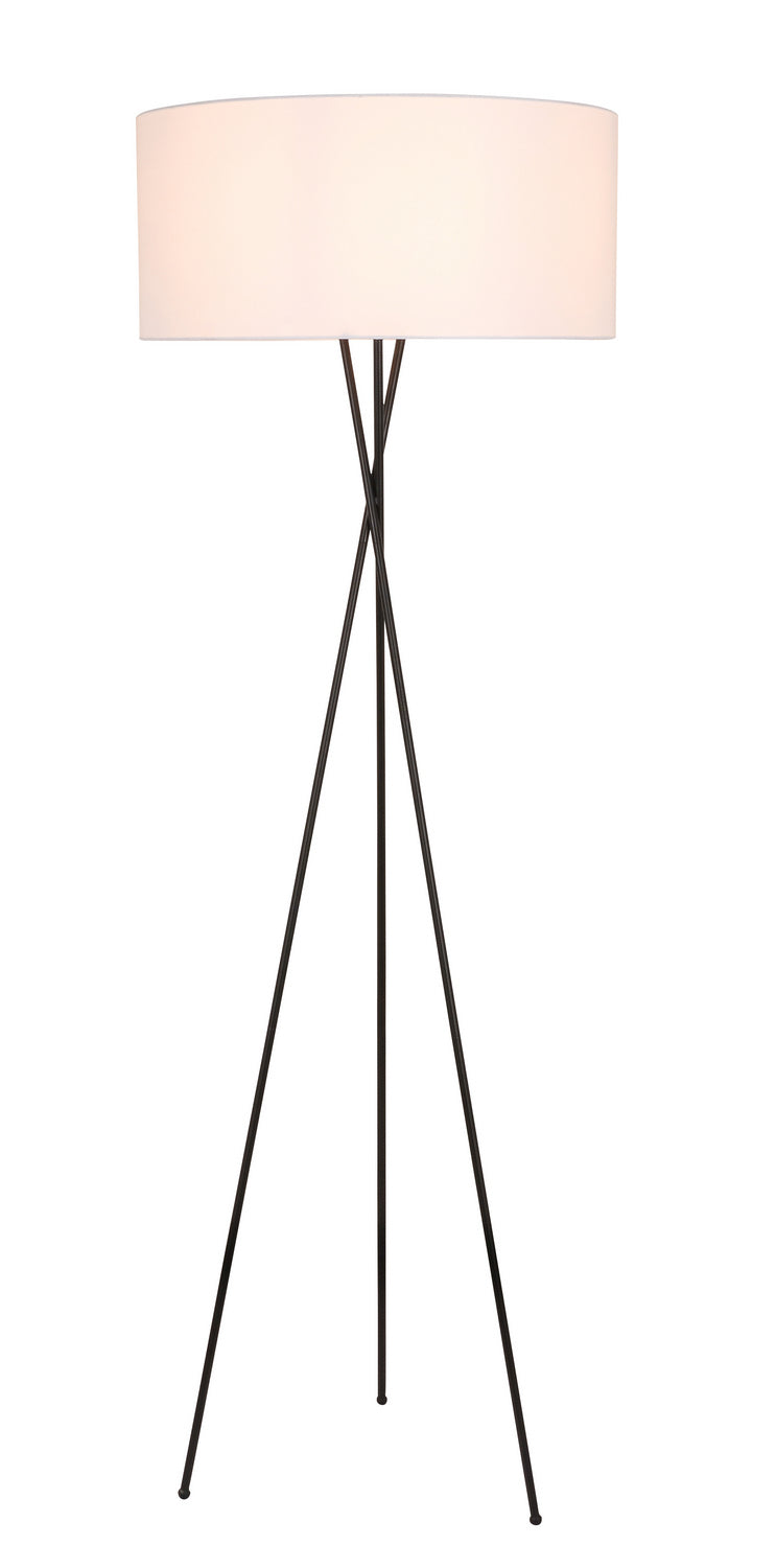 Elegant Lighting - LD6189BK - One Light Floor Lamp - Cason - Black