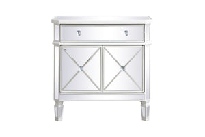 Elegant Lighting - MF6-1002AW - Cabinet - Contempo - Antique White