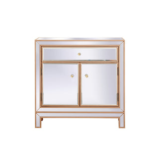 Elegant Lighting - MF71034G - Cabinet - Modern - Antique Gold