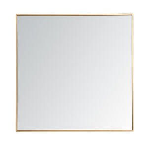 Elegant Lighting - MR43636BR - Mirror - Monet - Brass