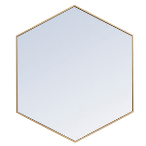 Elegant Lighting - MR4541BR - Mirror - Decker - Brass