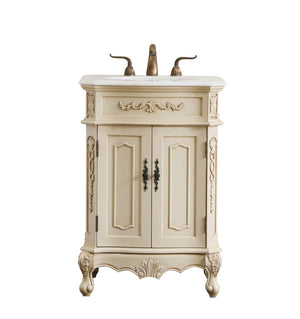 Elegant Lighting - VF10124LT - Single Bathroom Vanity Set - Danville - Light Antique Beige