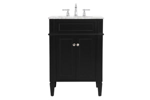 Elegant Lighting - VF12524BK - Bathroom Vanity Set - Park Avenue - Black