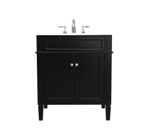 Elegant Lighting - VF12530BK - Bathroom Vanity Set - Park Avenue - Black