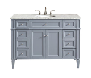 Elegant Lighting - VF12548GR - Single Bathroom Vanity Set - Park Avenue - Grey