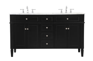 Elegant Lighting - VF12560DBK - Bathroom Vanity Set - Park Avenue - Black