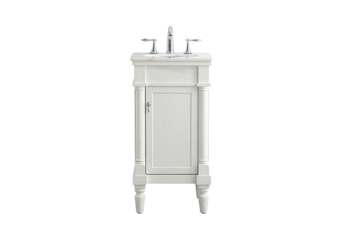 Elegant Lighting - VF13018AW - Single Bathroom Vanity Set - Lexington - Antique White