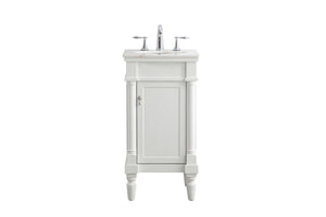 Elegant Lighting - VF13018AW - Single Bathroom Vanity Set - Lexington - Antique White