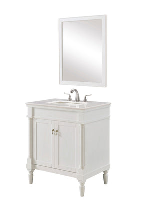 Elegant Lighting - VF13030AW - Single Bathroom Vanity Set - Lexington - Antique White