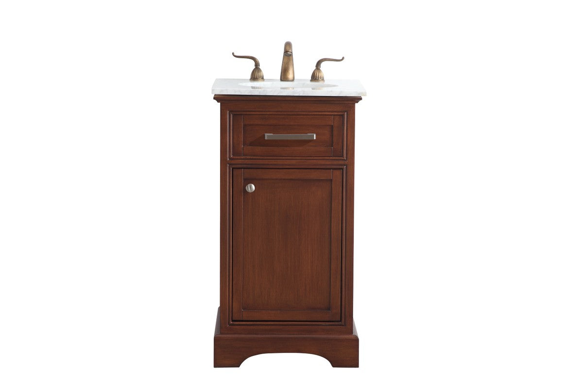 Elegant Lighting - VF15019TK - Single Bathroom Vanity Set - Americana - Teak