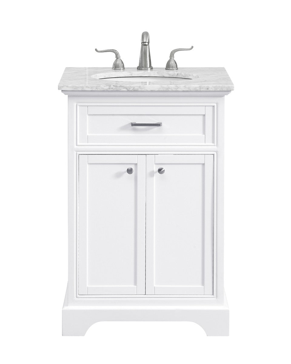 Elegant Lighting - VF15024WH - Single Bathroom Vanity Set - Americana - white