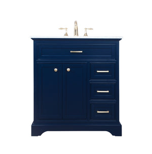 Elegant Lighting - VF15032BL - Bathroom Vanity Set - Americana - Blue