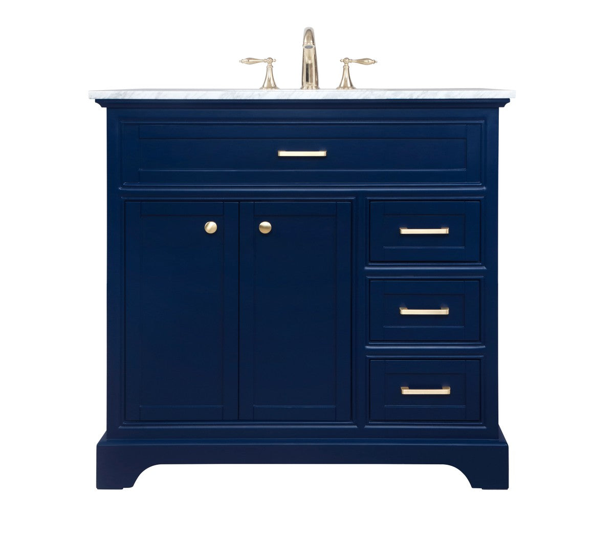 Elegant Lighting - VF15036BL - Bathroom Vanity Set - Americana - Blue