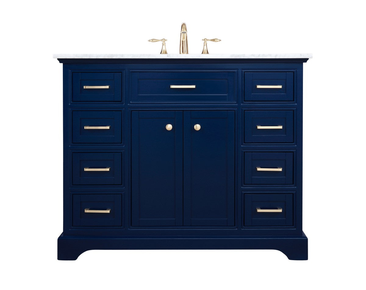 Elegant Lighting - VF15042BL - Bathroom Vanity Set - Americana - Blue