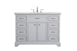 Elegant Lighting - VF15048GR - Single Bathroom Vanity Set - Americana - Light Grey