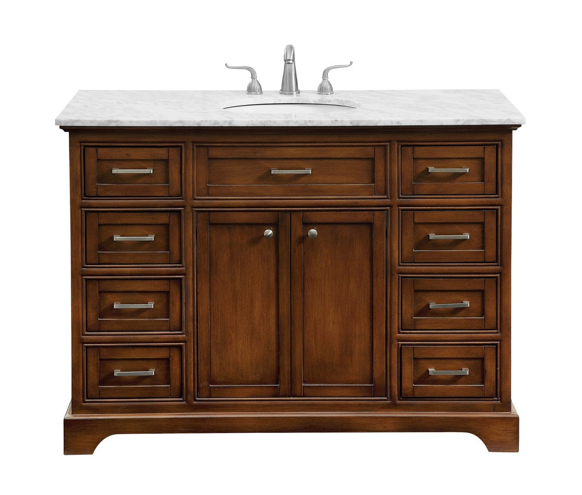 Elegant Lighting - VF15048TK - Single Bathroom Vanity Set - Americana - Teak