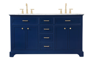 Elegant Lighting - VF15060DBL - Bathroom Vanity Set - Americana - Blue