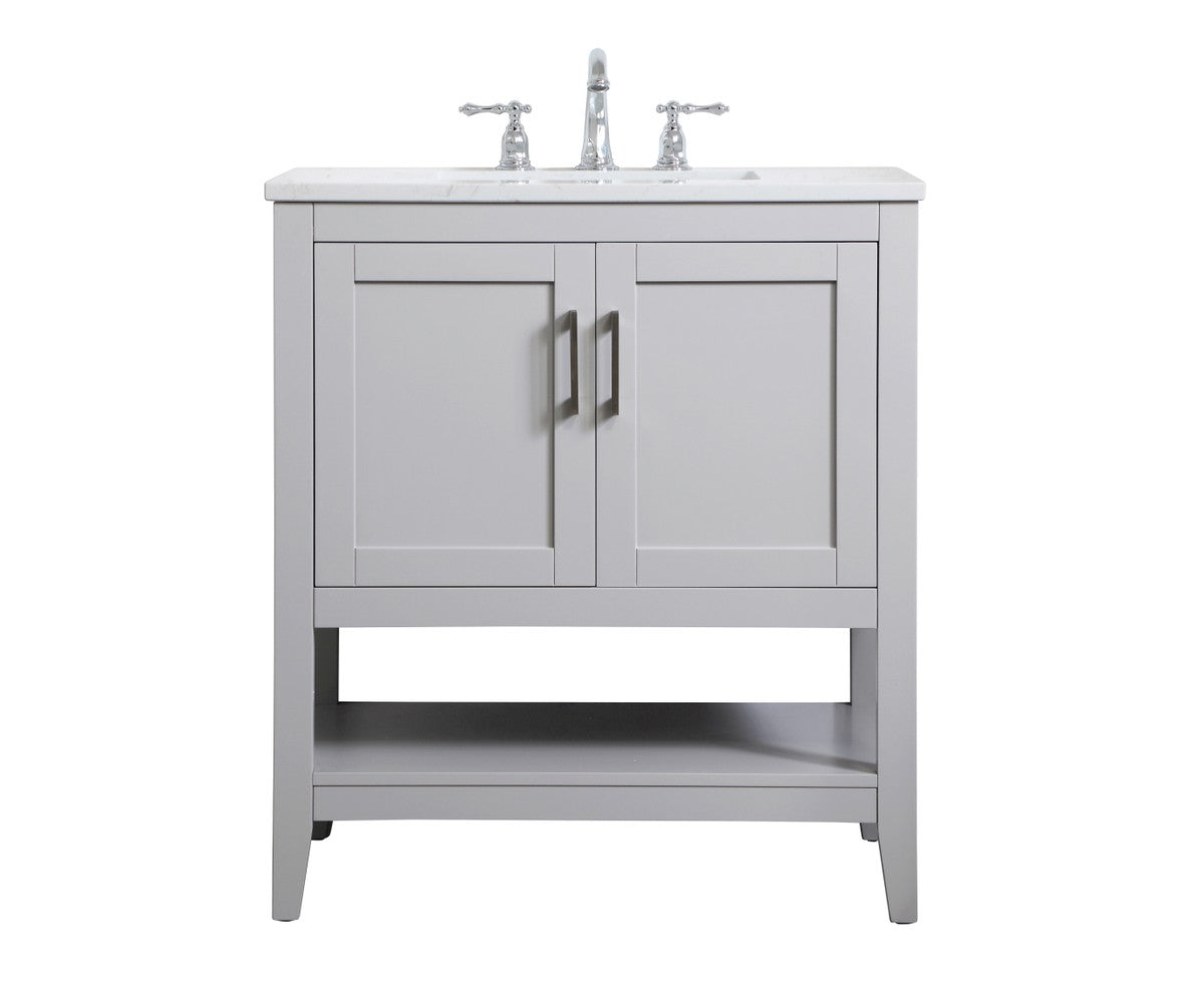 Elegant Lighting - VF16030GR - Single Bathroom Vanity - Aubrey - Grey