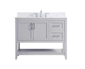 Elegant Lighting - VF16042GR-BS - Bathroom Vanity Set - Aubrey - Grey