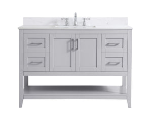 Elegant Lighting - VF16048GR-BS - Bathroom Vanity Set - Aubrey - Grey