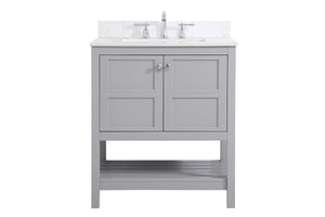 Elegant Lighting - VF16430GR-BS - Bathroom Vanity Set - Theo - Gray