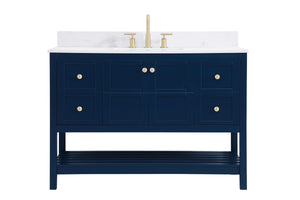 Elegant Lighting - VF16448BL-BS - Bathroom Vanity Set - Theo - Blue