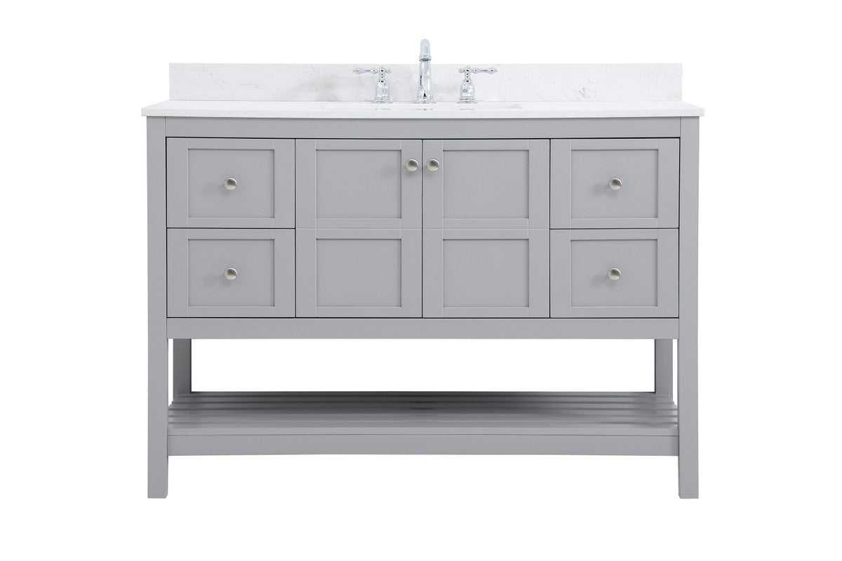 Elegant Lighting - VF16448GR-BS - Bathroom Vanity Set - Theo - Gray