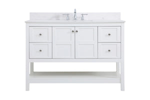 Elegant Lighting - VF16448WH-BS - Bathroom Vanity Set - Theo - White