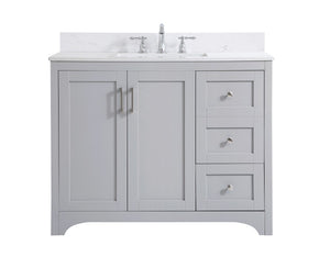 Elegant Lighting - VF17042GR-BS - Bathroom Vanity Set - Moore - Grey