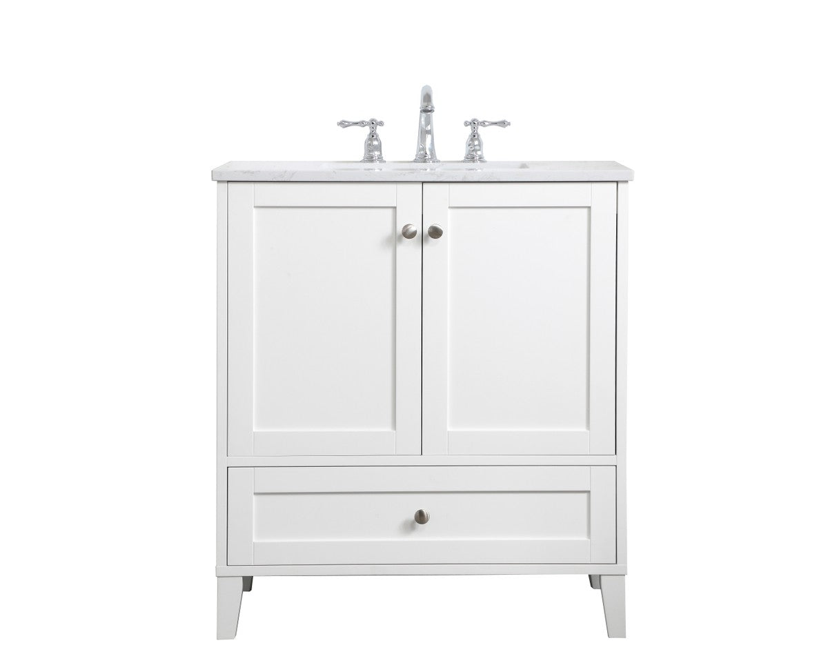 Elegant Lighting - VF18030WH - Single Bathroom Vanity - Sommerville - White