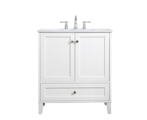 Elegant Lighting - VF18030WH - Single Bathroom Vanity - Sommerville - White